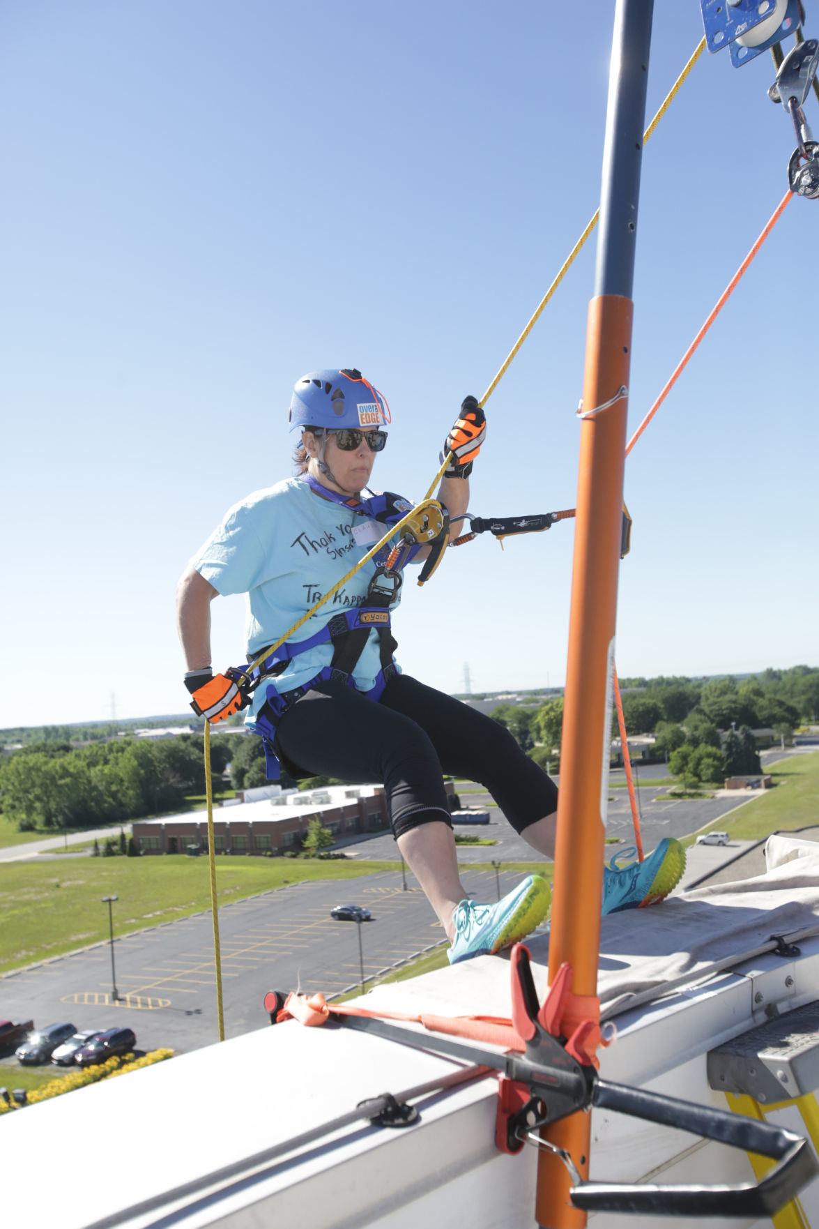 Lake Area United Way Rappelling